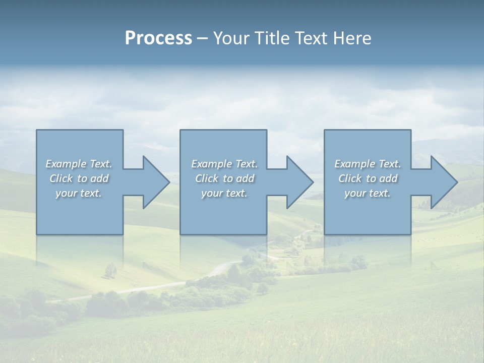 Mountain Grow Meadow PowerPoint Template