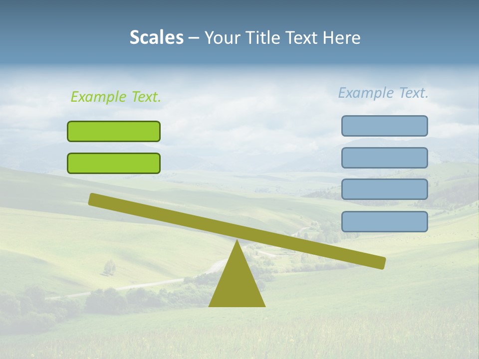 Mountain Grow Meadow PowerPoint Template