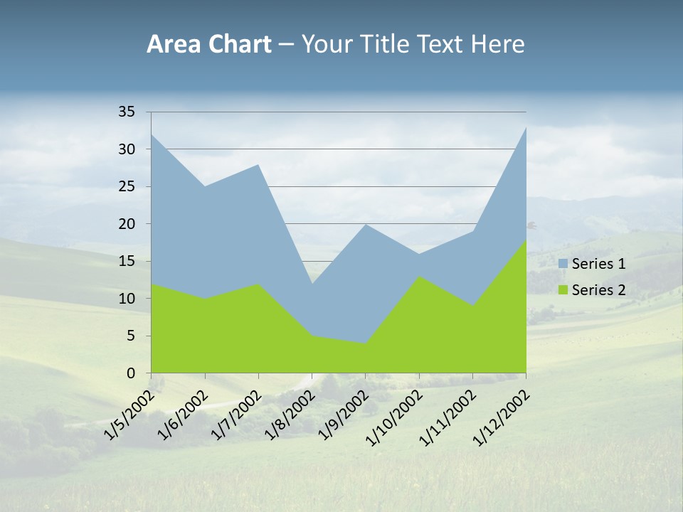 Mountain Grow Meadow PowerPoint Template