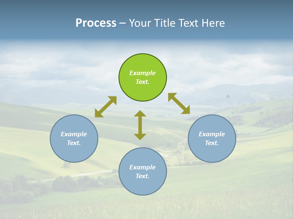 Mountain Grow Meadow PowerPoint Template