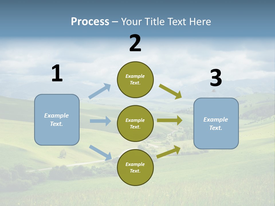 Mountain Grow Meadow PowerPoint Template