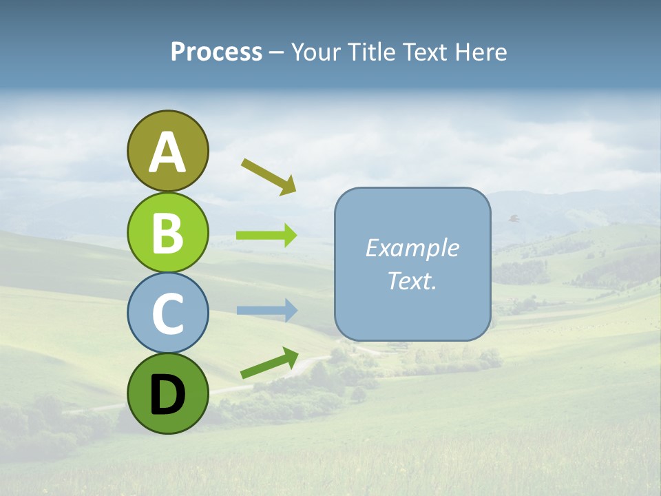 Mountain Grow Meadow PowerPoint Template