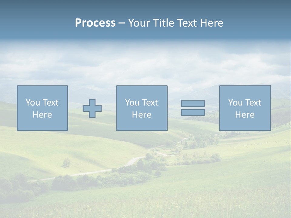 Mountain Grow Meadow PowerPoint Template