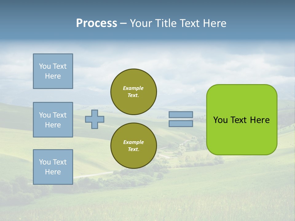 Mountain Grow Meadow PowerPoint Template