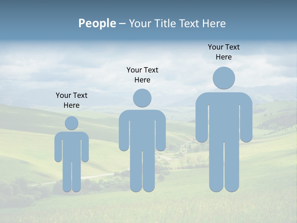 Mountain Grow Meadow PowerPoint Template