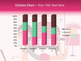 Chat Woman Connection PowerPoint Template