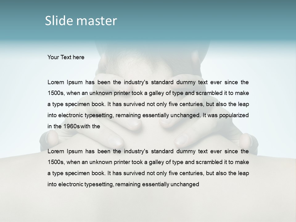 Ache Body Model PowerPoint Template