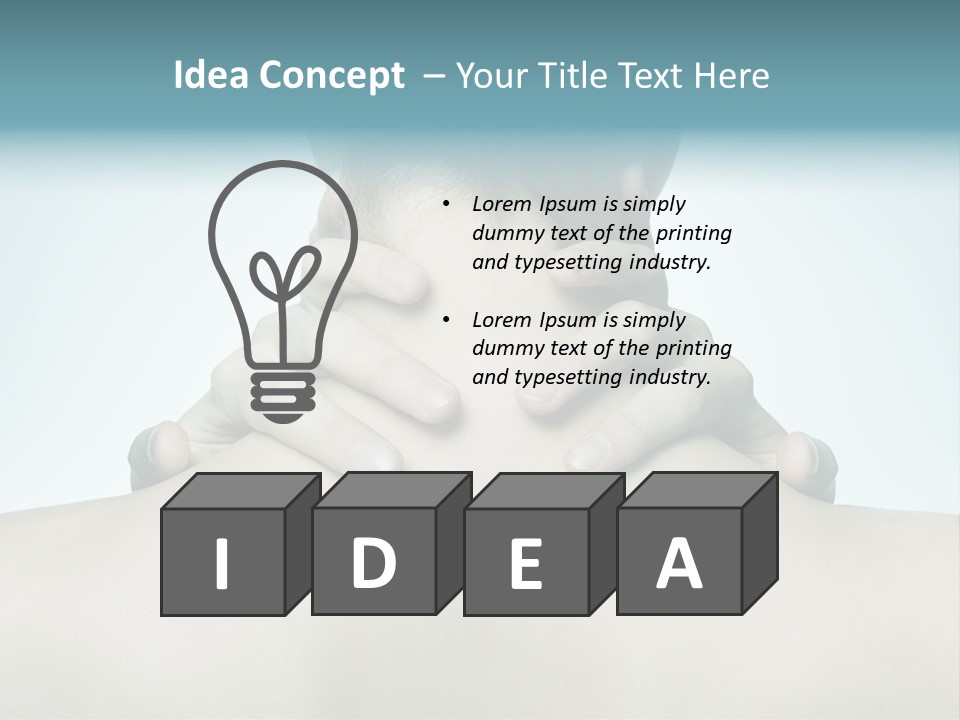 Ache Body Model PowerPoint Template