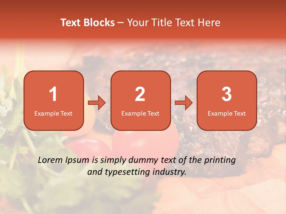 Serving Cooked Small PowerPoint Template