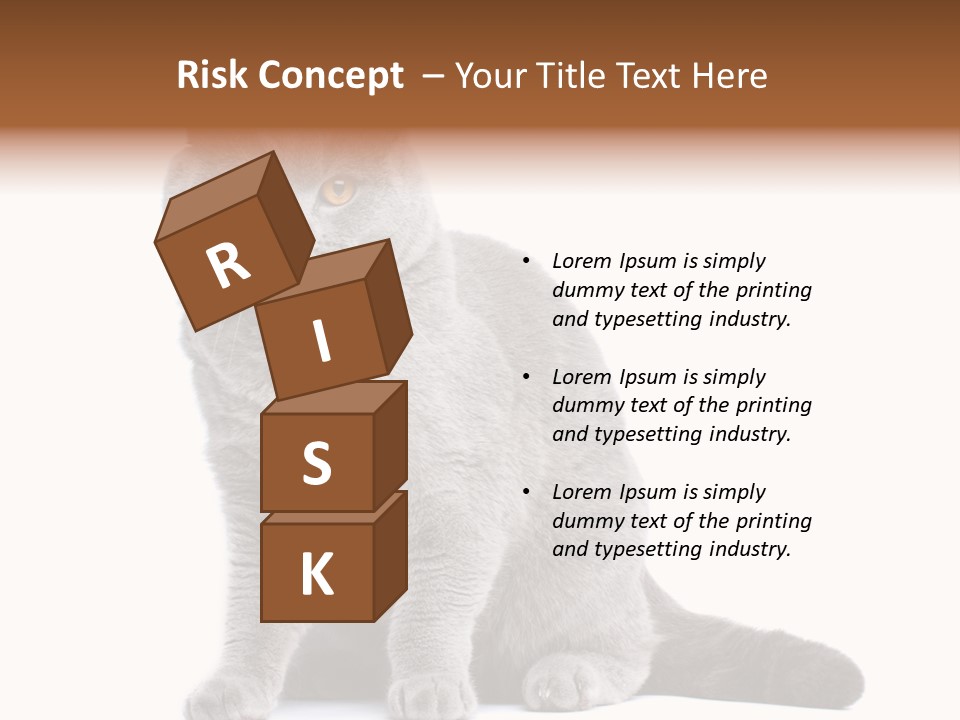 Pet Cat Curious PowerPoint Template