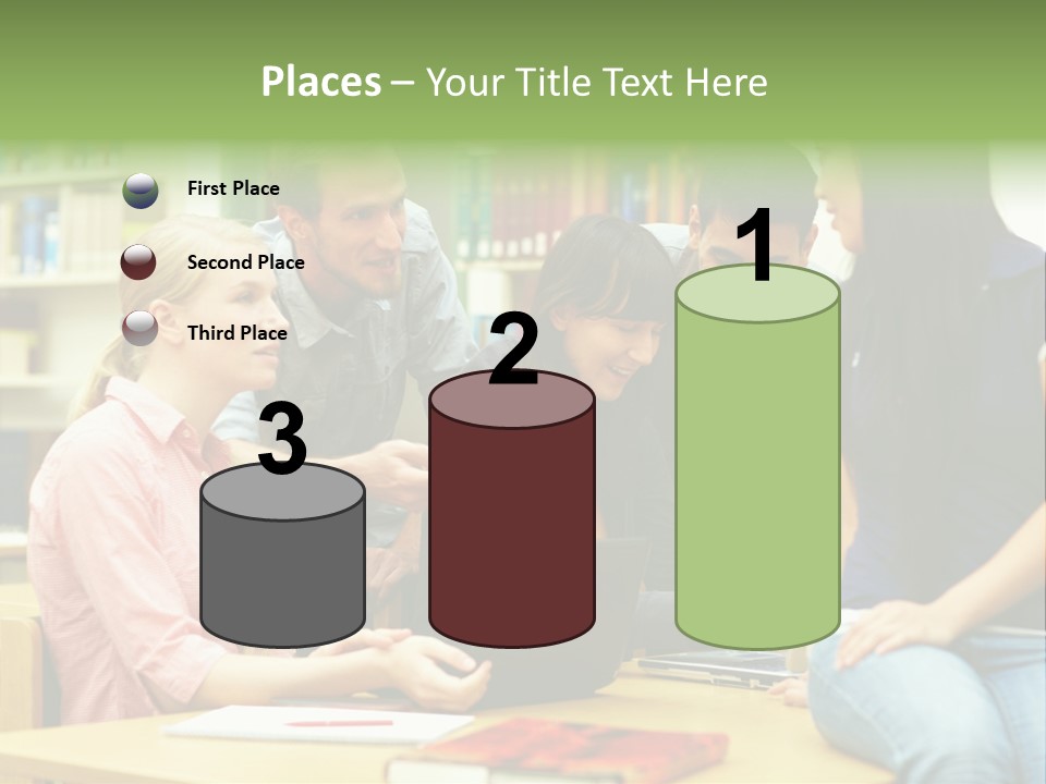 Asian Knowledge Team PowerPoint Template