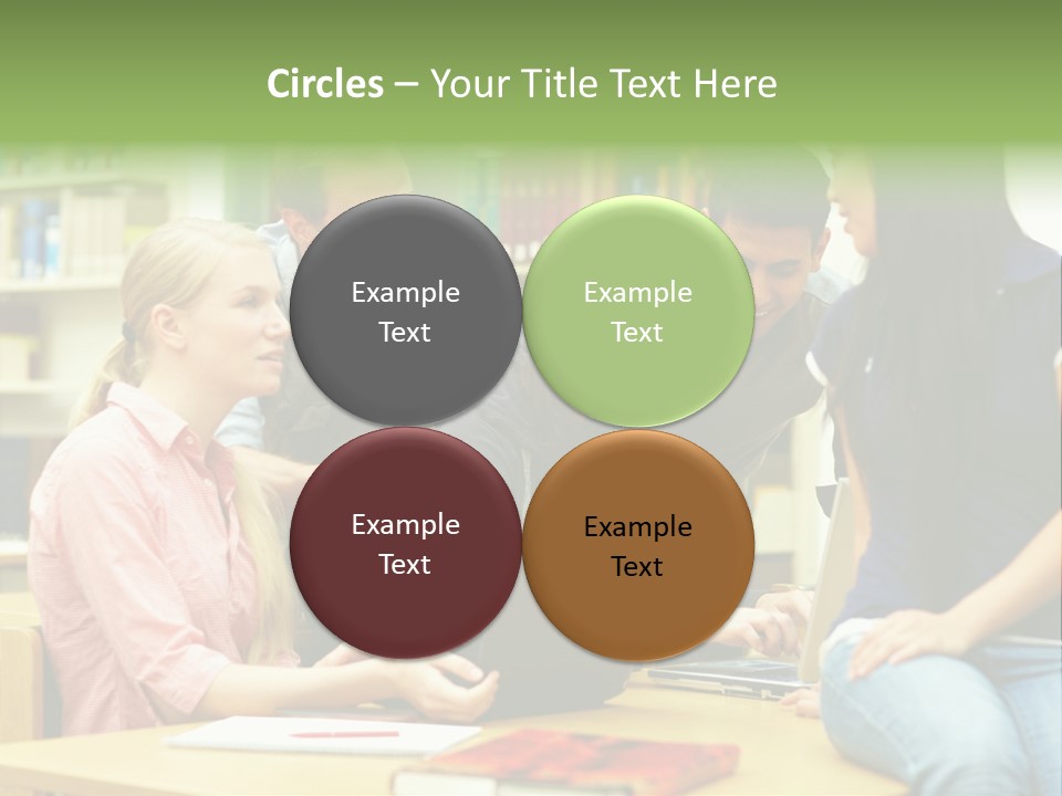 Asian Knowledge Team PowerPoint Template