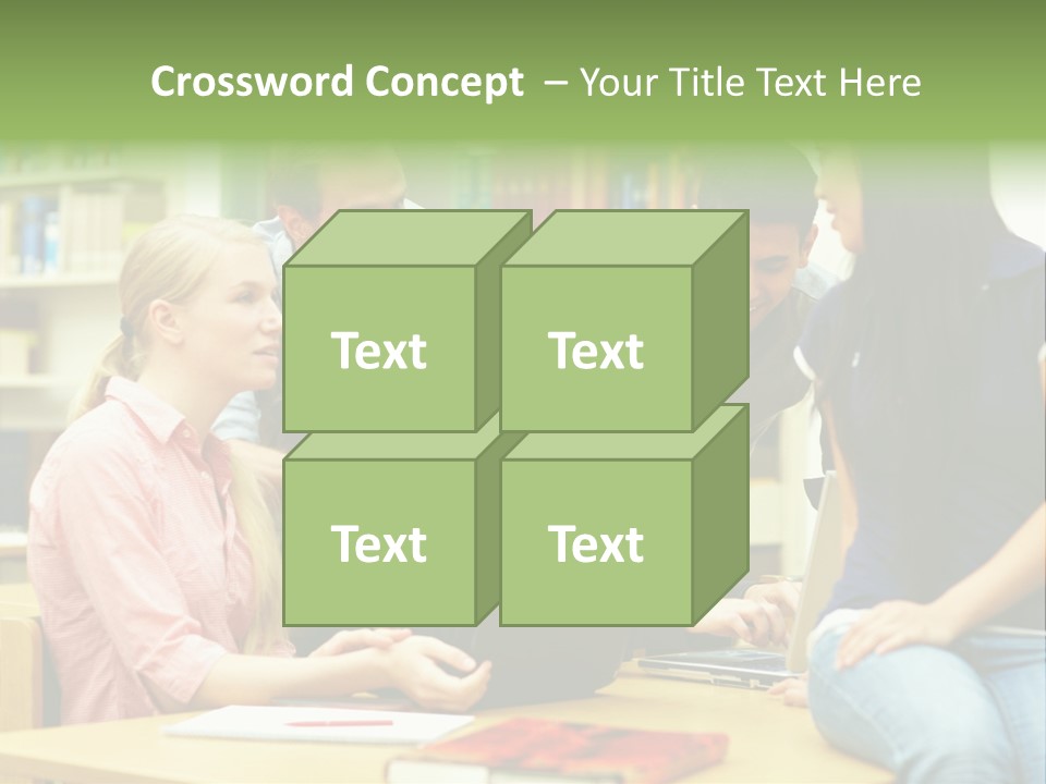 Asian Knowledge Team PowerPoint Template