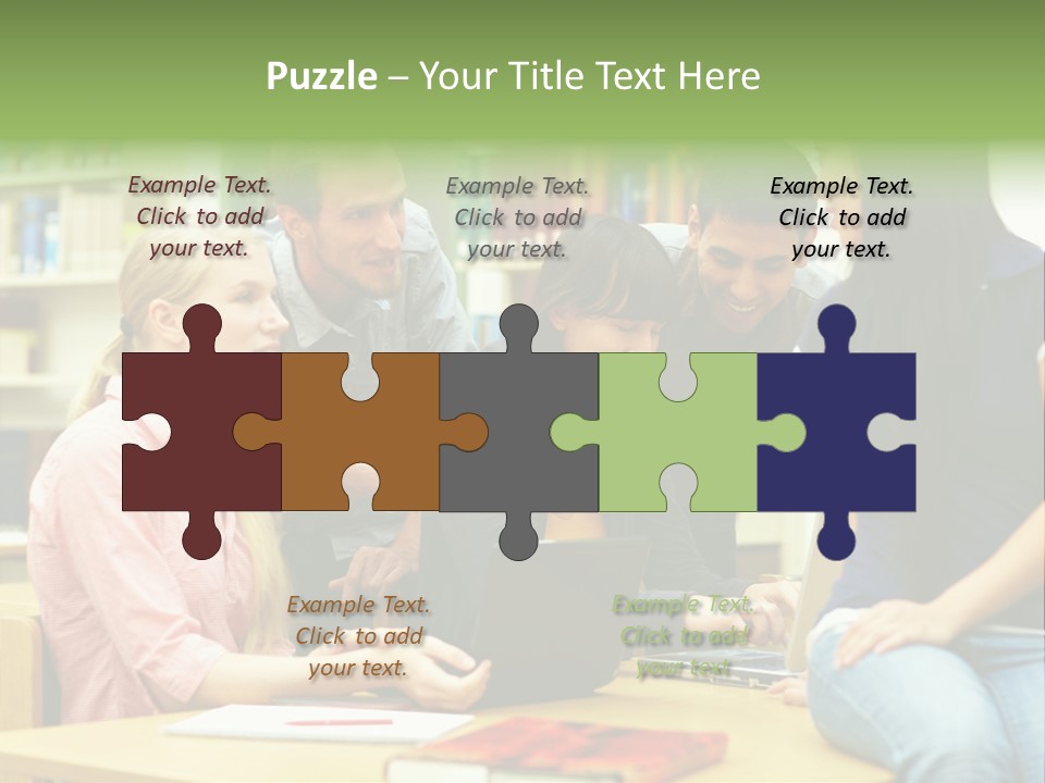 Asian Knowledge Team PowerPoint Template