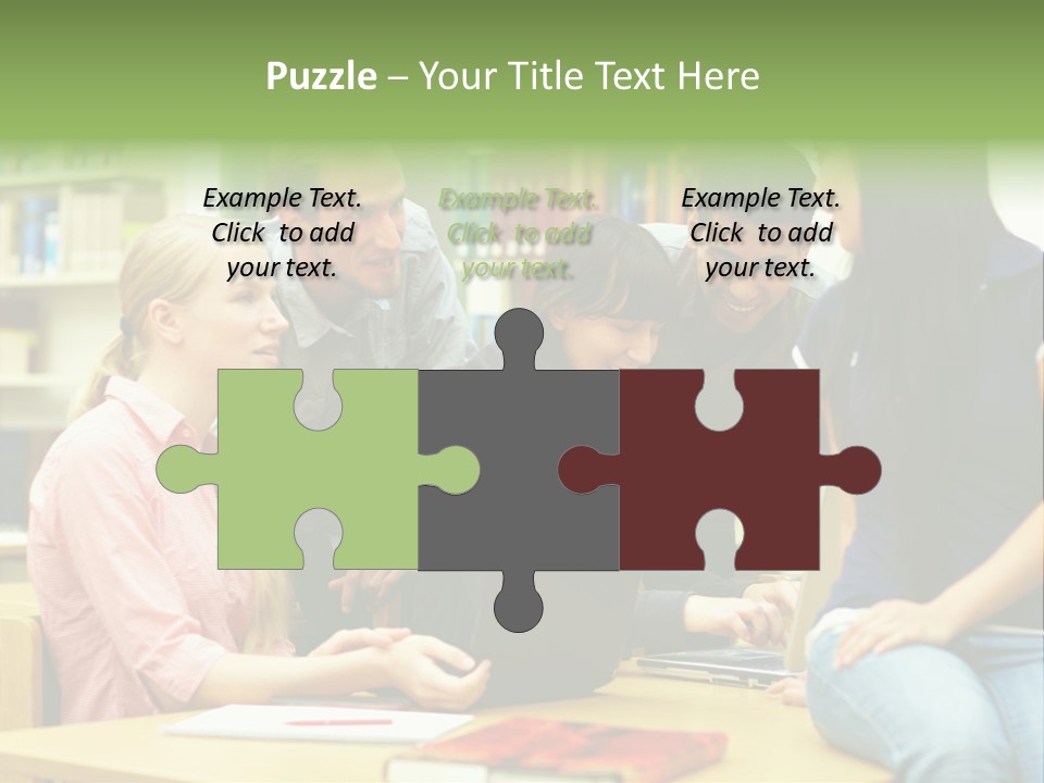 Asian Knowledge Team PowerPoint Template