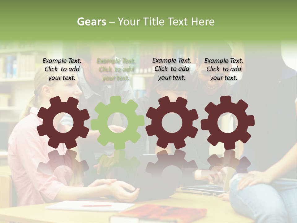 Asian Knowledge Team PowerPoint Template