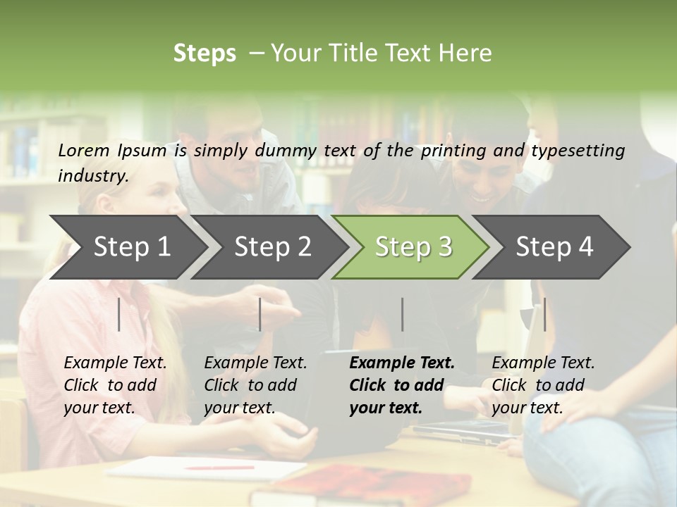 Asian Knowledge Team PowerPoint Template
