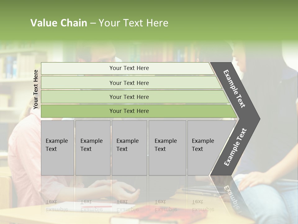 Asian Knowledge Team PowerPoint Template