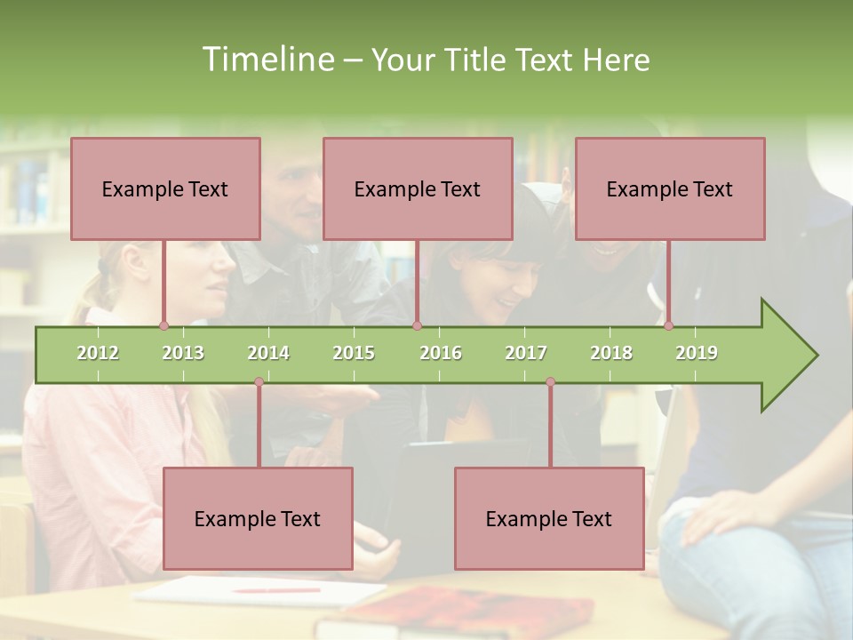 Asian Knowledge Team PowerPoint Template