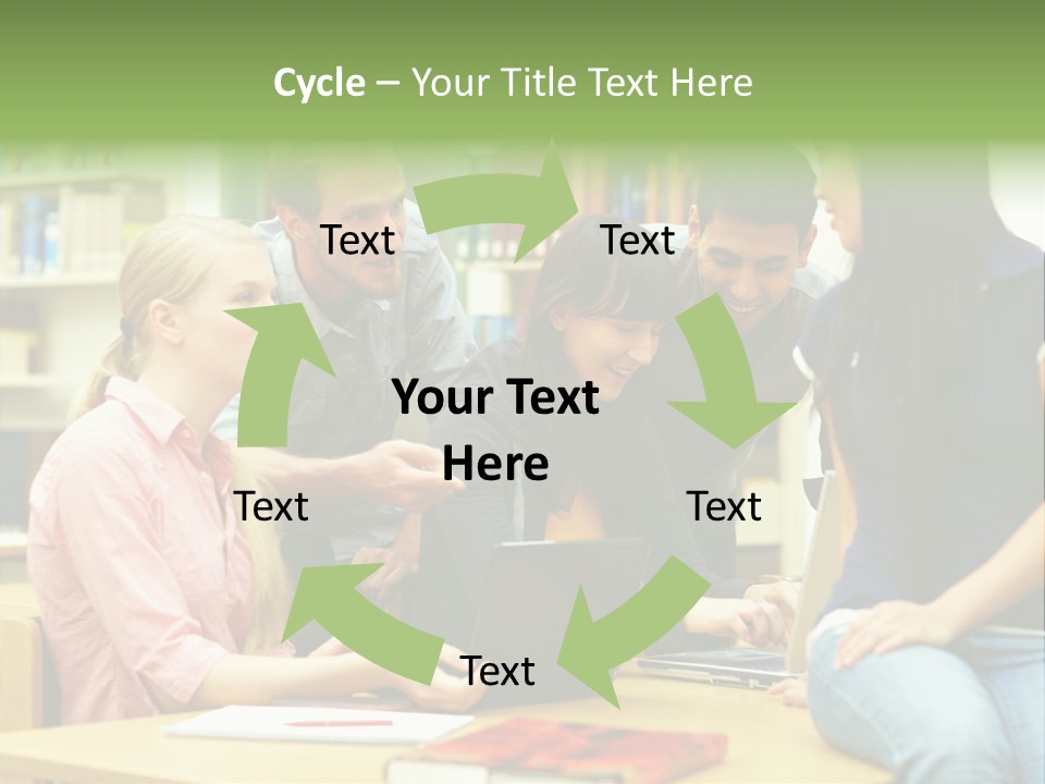 Asian Knowledge Team PowerPoint Template