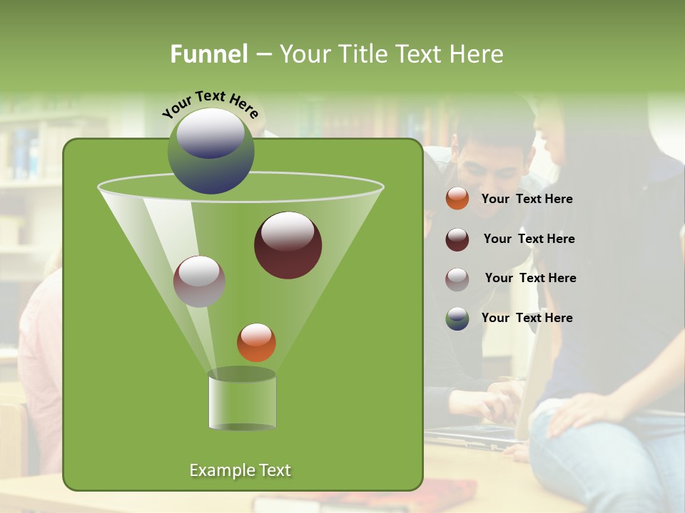 Asian Knowledge Team PowerPoint Template