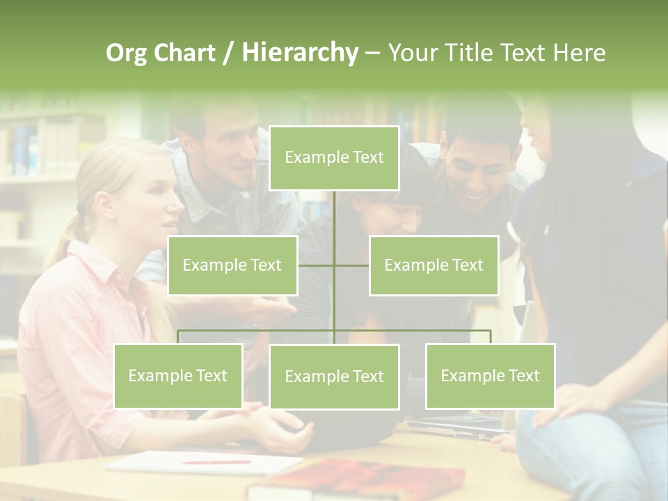 Asian Knowledge Team PowerPoint Template
