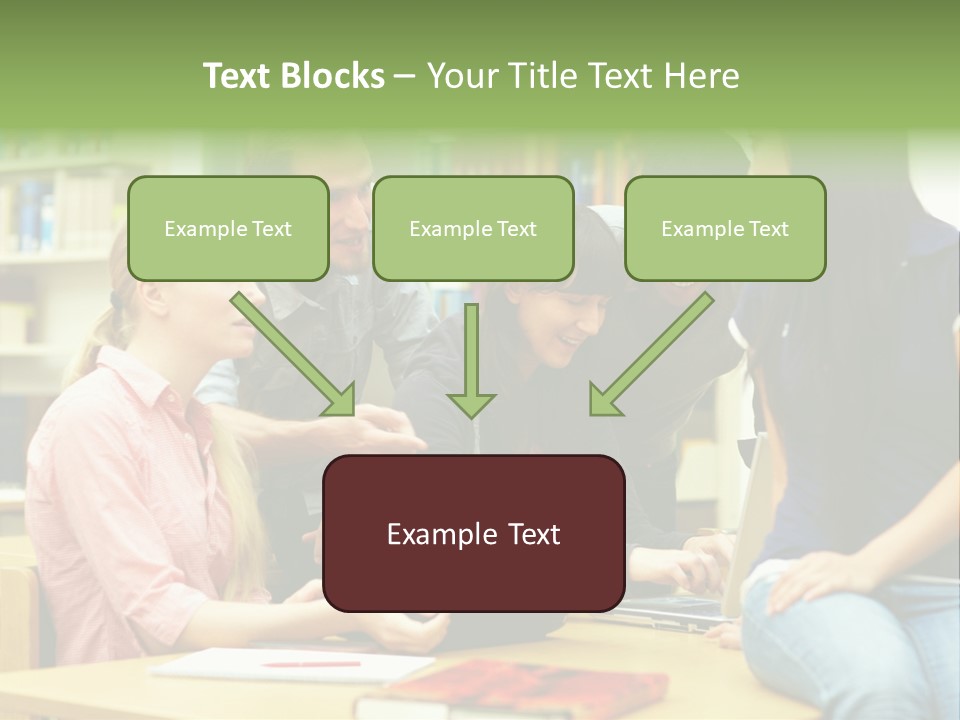 Asian Knowledge Team PowerPoint Template