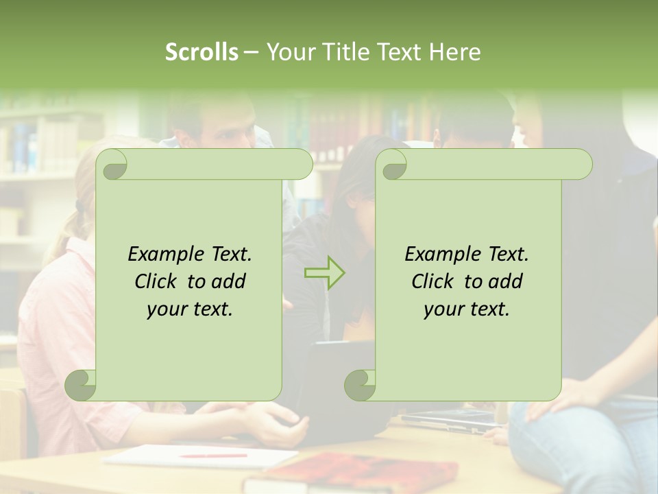 Asian Knowledge Team PowerPoint Template