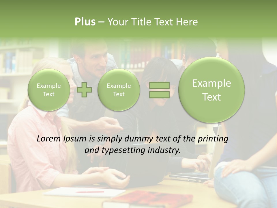 Asian Knowledge Team PowerPoint Template
