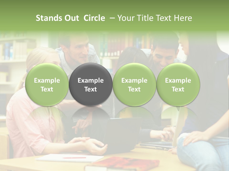 Asian Knowledge Team PowerPoint Template