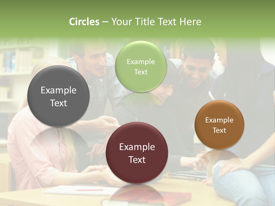 Asian Knowledge Team PowerPoint Template