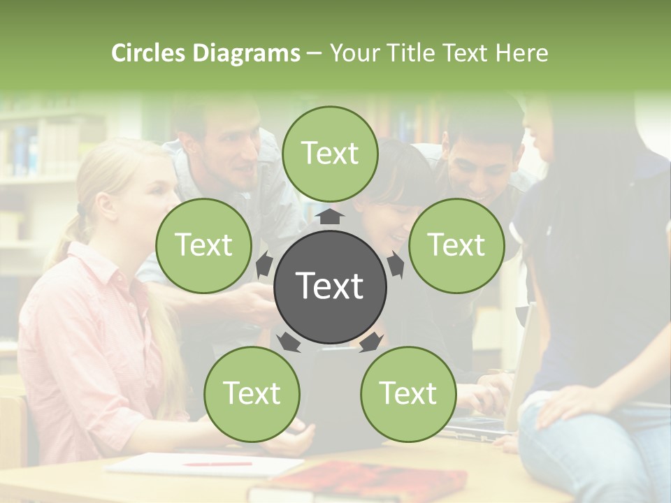 Asian Knowledge Team PowerPoint Template