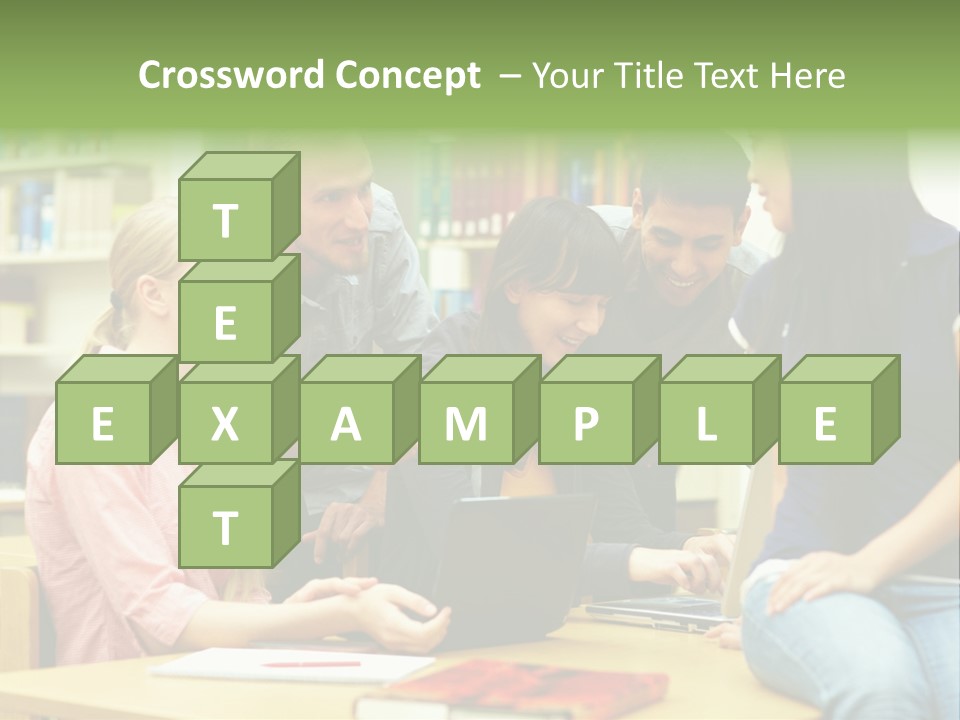Asian Knowledge Team PowerPoint Template