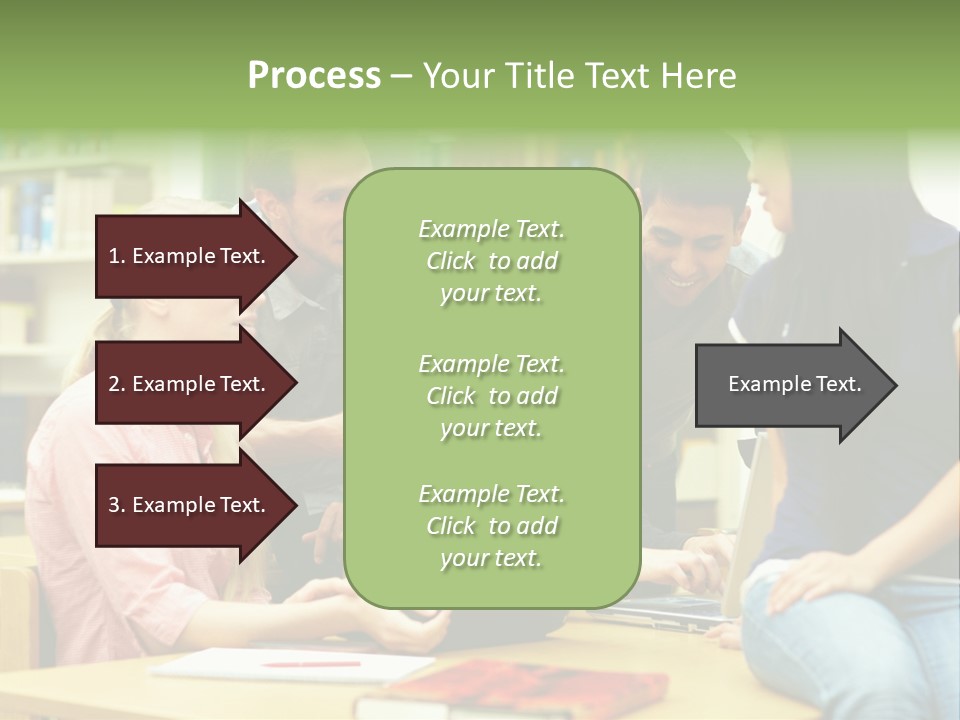 Asian Knowledge Team PowerPoint Template