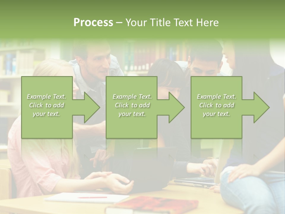 Asian Knowledge Team PowerPoint Template