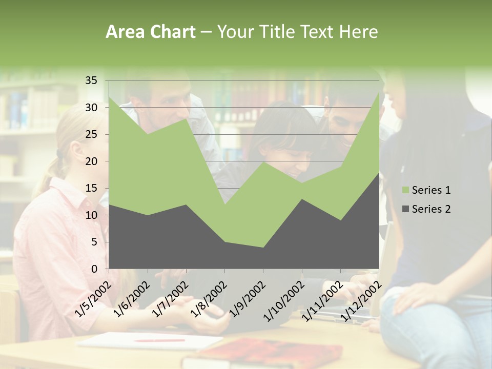 Asian Knowledge Team PowerPoint Template