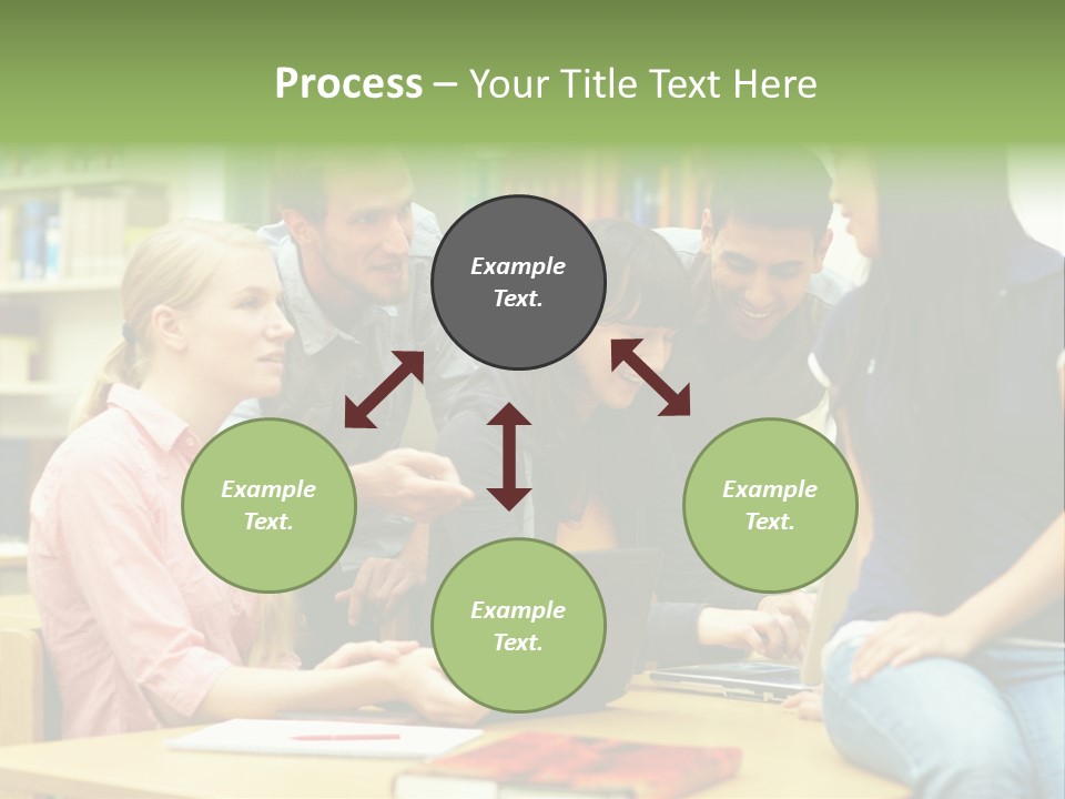 Asian Knowledge Team PowerPoint Template