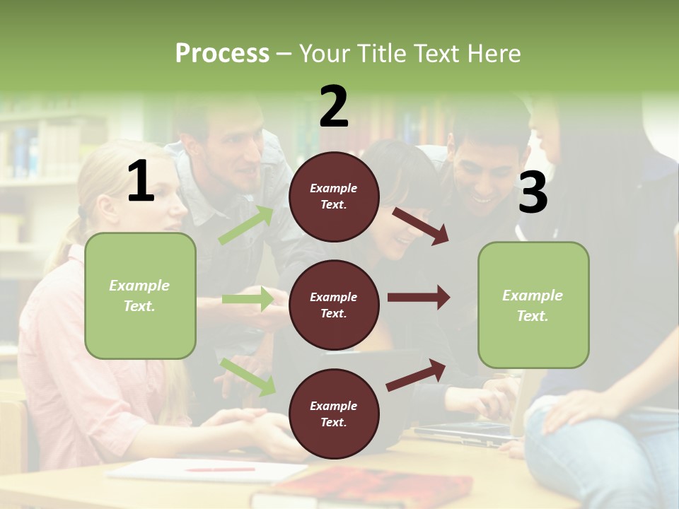 Asian Knowledge Team PowerPoint Template