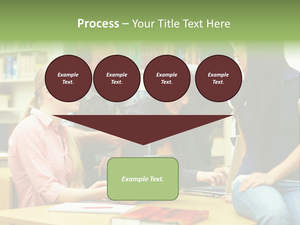Asian Knowledge Team PowerPoint Template