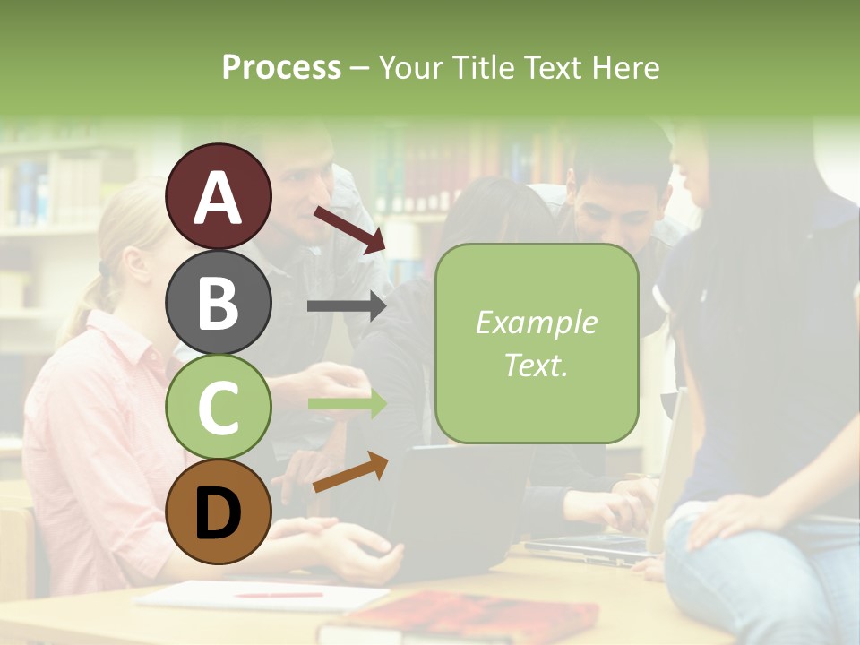 Asian Knowledge Team PowerPoint Template