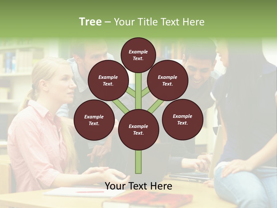 Asian Knowledge Team PowerPoint Template