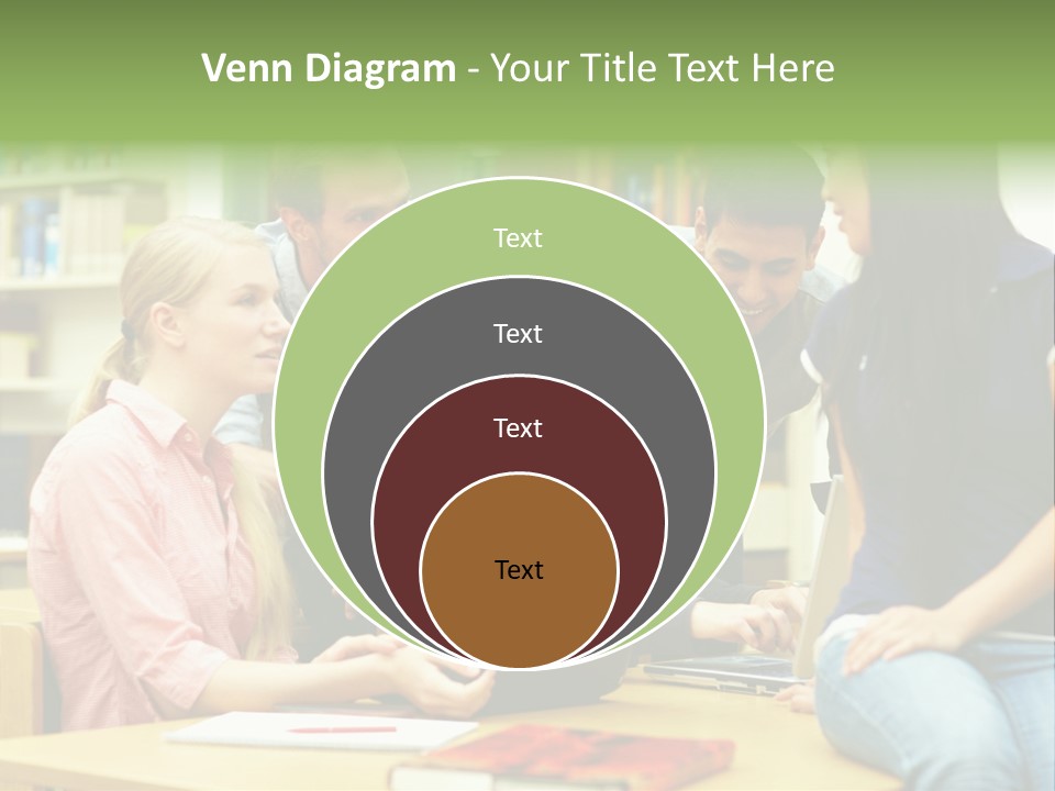 Asian Knowledge Team PowerPoint Template