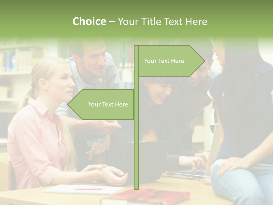 Asian Knowledge Team PowerPoint Template