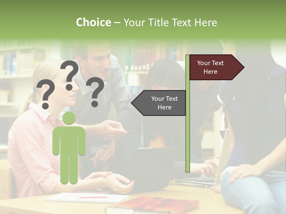 Asian Knowledge Team PowerPoint Template
