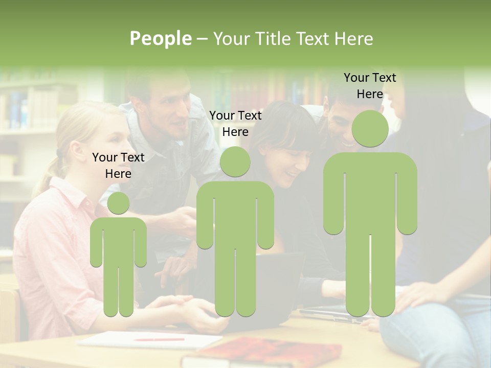 Asian Knowledge Team PowerPoint Template