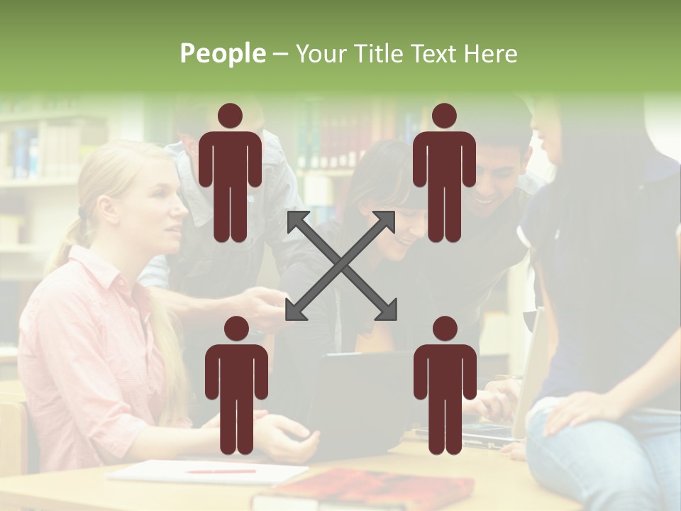 Asian Knowledge Team PowerPoint Template