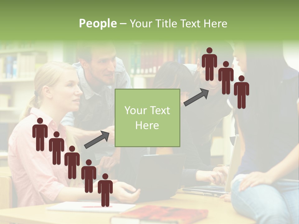 Asian Knowledge Team PowerPoint Template