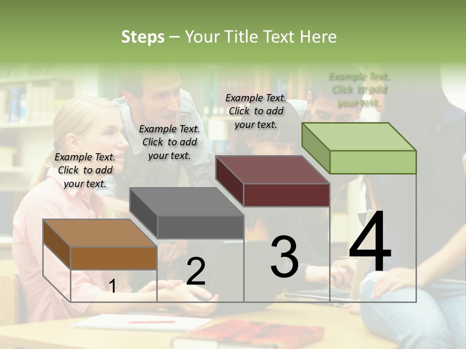 Asian Knowledge Team PowerPoint Template