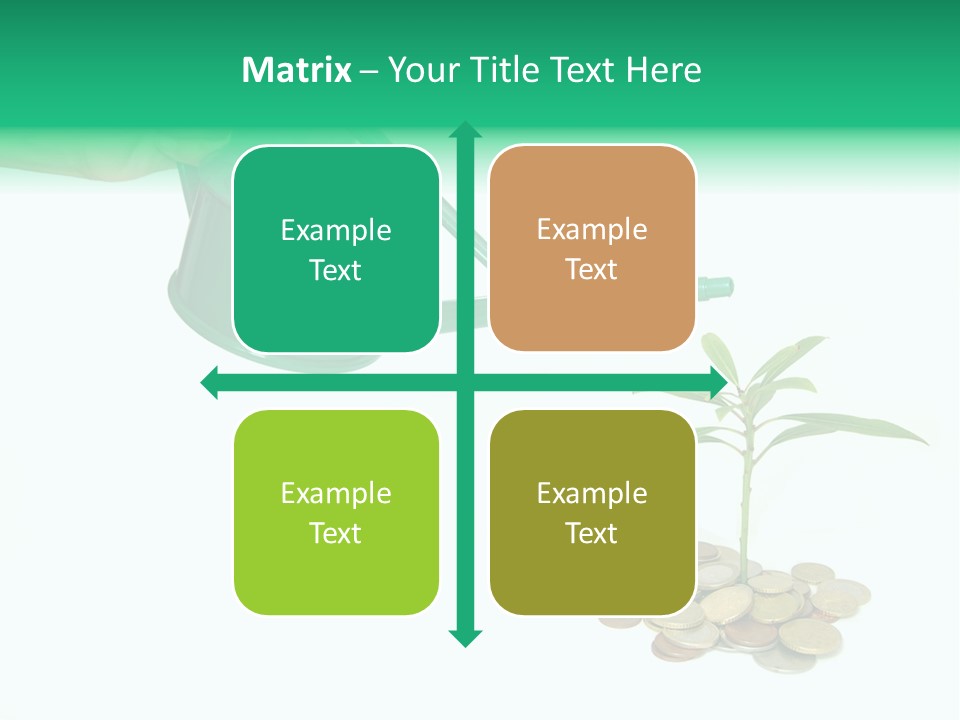 Stem Grow Cash PowerPoint Template