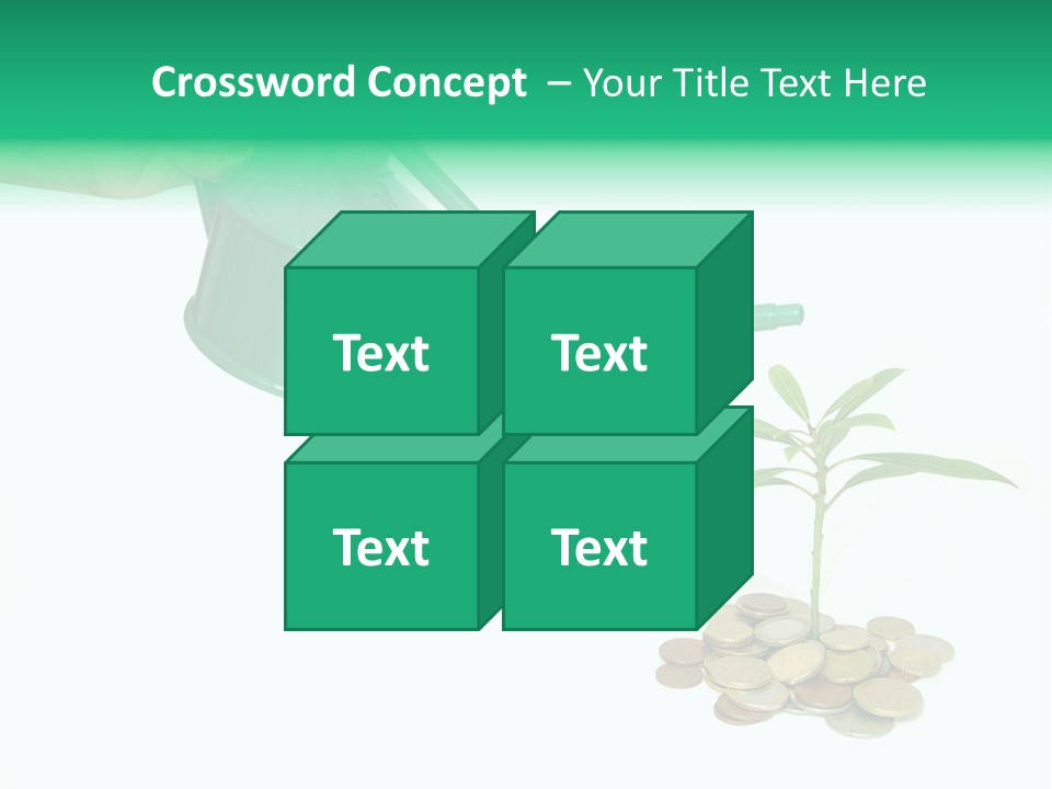 Stem Grow Cash PowerPoint Template